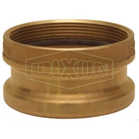 Dixon Fuel Delivery Tank Adapter, 4 in Nominal, NPSM, Brass, Domestic BZ4051S